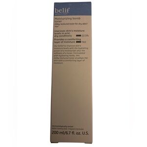 New In Box Belif Moisturizing Bomb Toner